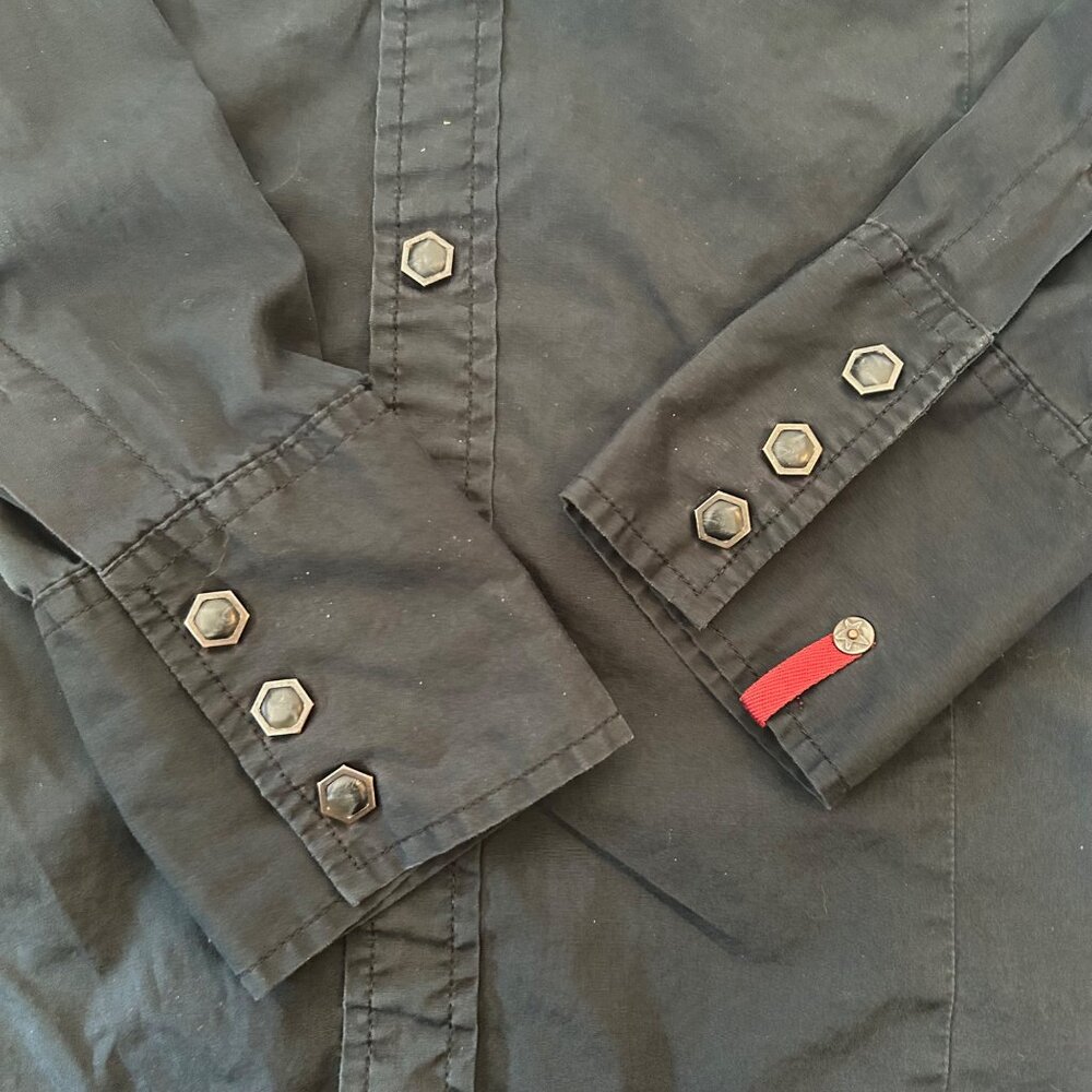 Vintage Redloop Levi's Black Western Button Up Sh… - image 2